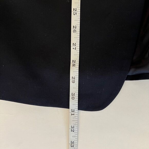 Michael‎ Kors Black Blazer 100% Wool with Gold Buttons Size 20R - Picture 15 of 16